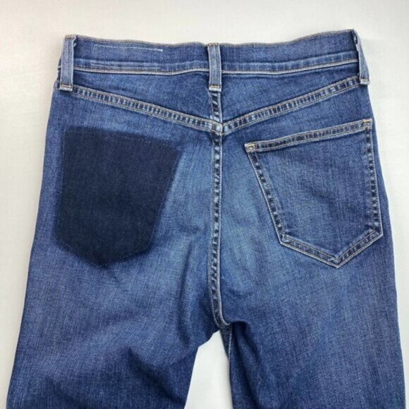 RAG & BONE Dive Skinny High Rise Jean Eddy Womens Size 26 Raw Hem - Picture 7 of 10
